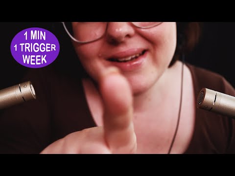 ASMR 1 MIN 1 TRIGGER-WEEK ♥ #6 Peppar dig ♥