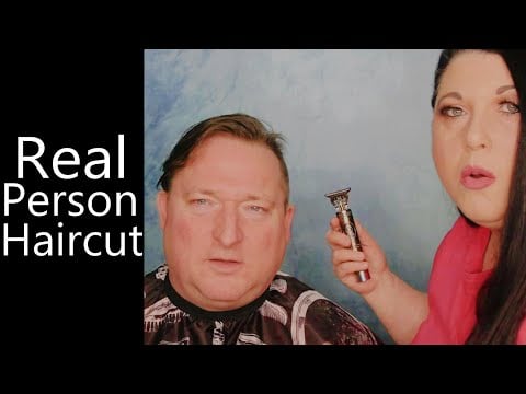 ASMR Real Person Haircut | Clippers, Scissors, Soft Spoken | Barber Shop Roleplay