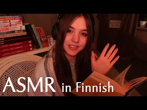 ASMR 🩷 POV Crazy Finnish girl whispers to you at a library 📚 Roleplay 🩷 Finnish/Suomi