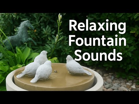 Relaxing Fountain Sounds for Sleep, Study & Meditation | 39 Minutes of Calming Water Ambience