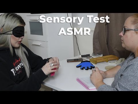 * ASMR * Sensory check / Real Person / Sensory tests / Eye mask / Cranial nerve exam / Unintentional