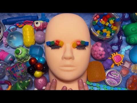 ASMR Fidget Makeup on Mannequin (Whispered)