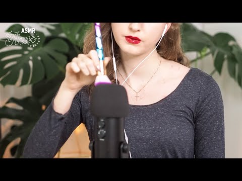 ASMR | Relaxing Microphone Brushing around your head (no talking)