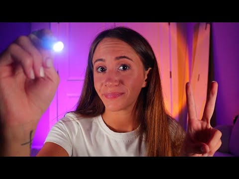 ASMR / Cranial Nerve Exam With NO EDITING (roleplay)