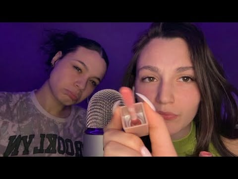 ASMR Fake Nice Girls give you a makeover 💗(Roleplay)