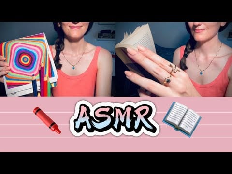 COLORO E LEGGO, TU RILASSATI! ASMR 💤