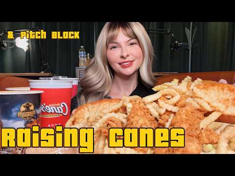 Raising Cane's Mukbang 🍗 No Slaw, EXTRA Toast + Pokémon Booster Box Opening! 🎴