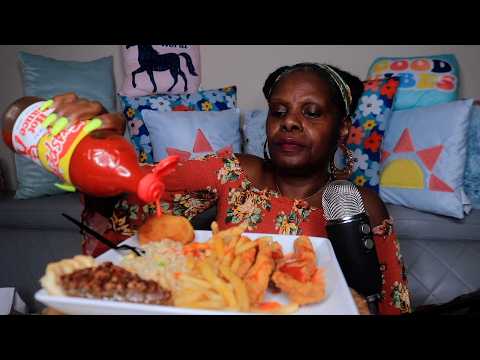 EWM Eat With Me DINNER AND SNACK ASMR Eating Sounds