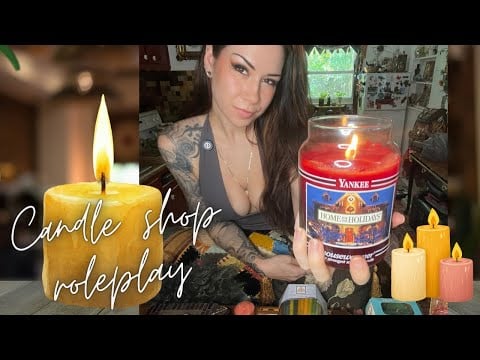 Cozy ASMR Candle Shop Roleplay 🕯️ Whispered Tapping, Crinkling & Relaxing Shopping Experience 😴 