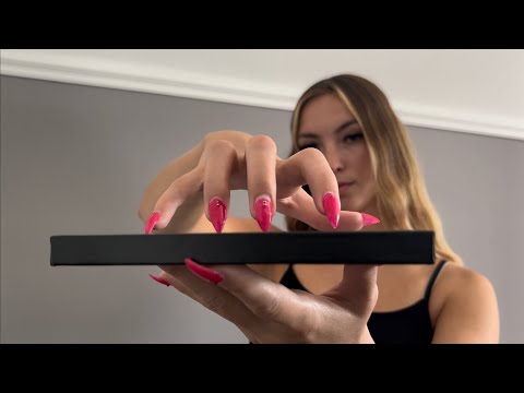 ASMR fast but not aggressive tapping (no talking)