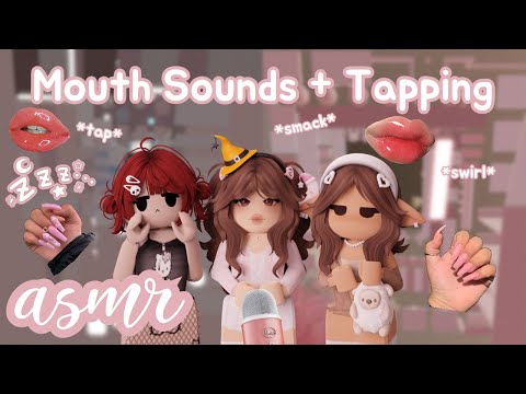 ꒰ Roblox ASMR 🎀 ꒱ Layered Mouth Sounds & Sticky Tapping For Sleep! 😴💭 𝜗𝜚 ˎˊ˗