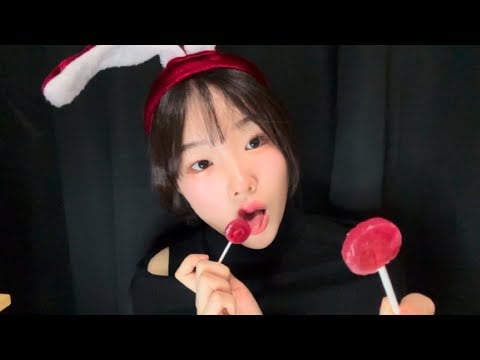 사탕 🍭🐰 리얼 입소리 ASMR (No Talking) | Candy Eating Sounds, Satisfying Mouth Sounds