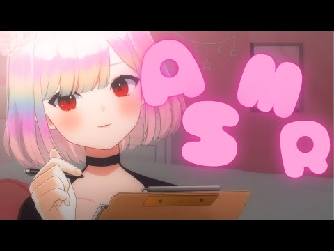 【ASMR】artist drawing you like one of her french girls |  pencil sounds & whispers | roleplay【EN/日本語】