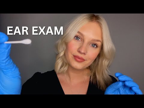 ASMR Ear Cleaning & Hearing Test Roleplay | Audiometry Beep Test, Tuning Fork, Up Close Whispers