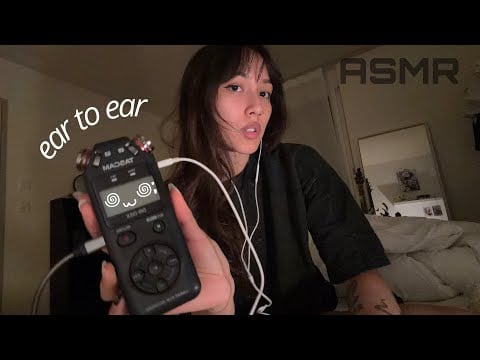 ASMR ☆ TASCAM TINGLY TRIGGERS (biting, mic covers, rambles,..)