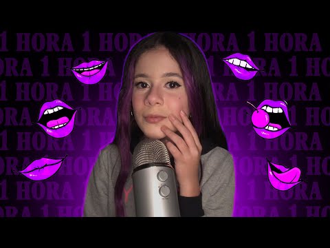 ASMR Sons de boca por 1 hora no meu microfone novo