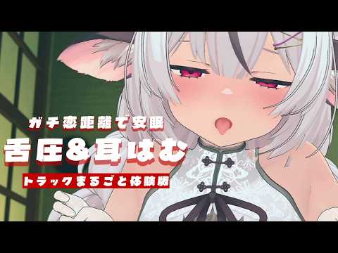 ASMR🍢3Dお披露目✨安眠舌圧マッサージ&耳はむ♡ガチ恋距離でどきどき♡【麝香ちまき/新人Vtuber】