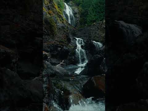 Deep waterfall to sleep and relax