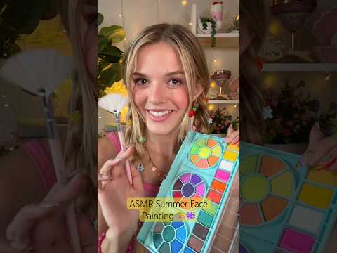 #asmr Face Painting 🎨 #asmrvideo #asmrtriggers #asmrsounds #asmrtriggers #sleep #relax