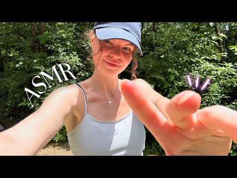 ASMR outside 🍃 lofi camera tapping & nature sounds