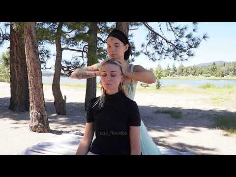 Upper Body Massage & Theta Meditation for Deep Relaxation @Soul_flowvibe