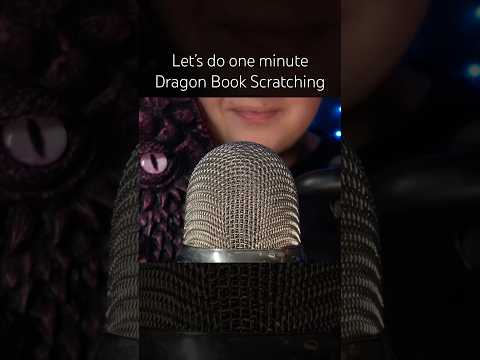 One minute Book Scratching! 🐉 #asmr