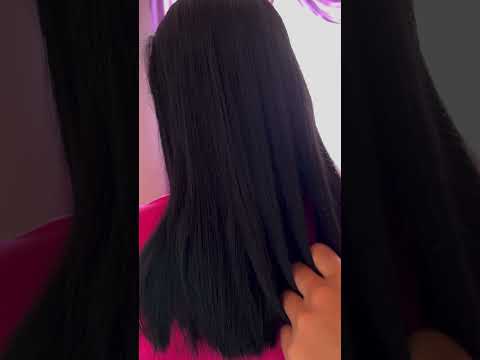 Asmr massagem no cabelo 💆🏽‍♀️ #asmrshorts #asmrhairbrushing