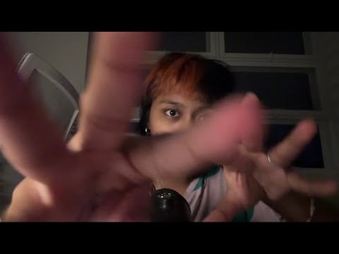 asmr without a plot (visuals, hand sounds, mouth sounds)