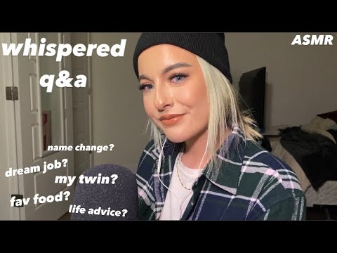 ASMR | 2k subscriber q&a