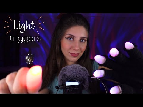 ASMR • Extra TINGLY Light Triggers with Mouth Sounds for Sleep