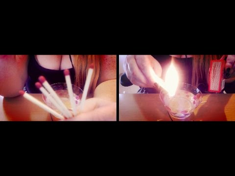 ASMR | Lighting Matches, Fire sounds, Match sounds, - Requested video -  ||FIRST ATTEMPT||