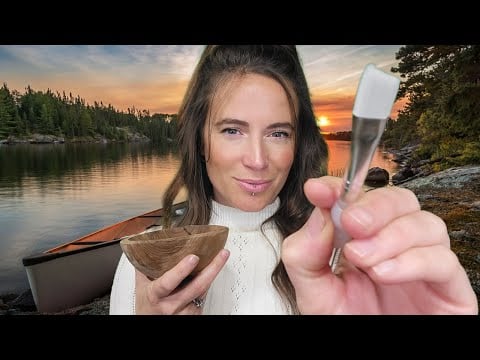 ASMR - Girl in the Canoe Relaxes You 🚣 Facial (Layered, Personal Attention RP)