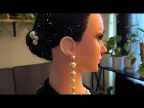 ASMR Perfectionist SLICK BACK BUN Hairstyle | Glitter, Hair & Makeup, Adjustment, Finishing Touches