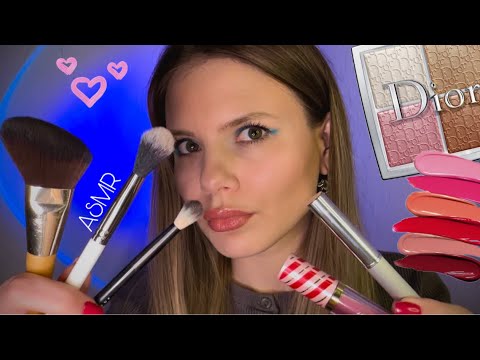 АСМР💄 МАКИЯЖ в уютном треш салоне | Комфортная визажистка 💋