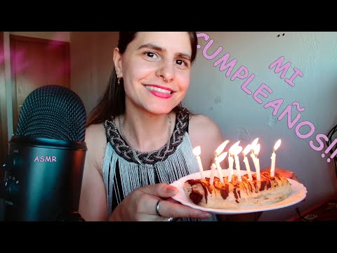 ASMR - ES MI CUMPLEAÑOS , lo celebras conmigo ❤🎉🥳