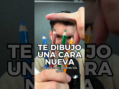 TE DIBUJO UNA NUEVA CARA #asmr #shorts #comedia