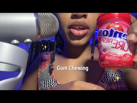 ASMR SLOW GUM CHEWING| Rush here to sleep 😴