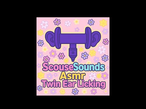 My First Twin Ear Licking And Mouth Sounds ASMR Video For Sleep And Relaxation!!!!!