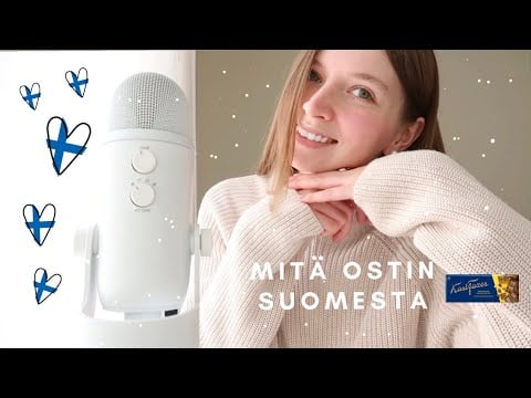 ASMR suomi - Mitä Ostin Suomesta 🇫🇮 | ostokset esittely (myös ruokaostokset)