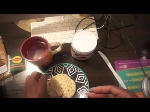 NUTELLA ASMR Eating Sounds