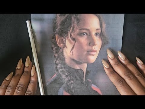 ASMR Hunger Games Tracing  🦅 Characters [Lofi, Inaudible Whispering]