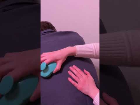 ASMR Back Massage with Tools #backmassage #relax #asmrtriggers #sleep