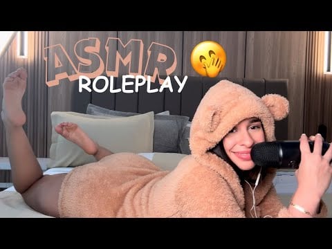 ASMR ROLEPLAY IN THE POSE 👣 soy tu mosa 🤭