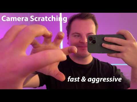Fast & Aggressive ASMR Camera Scratching and Tapping