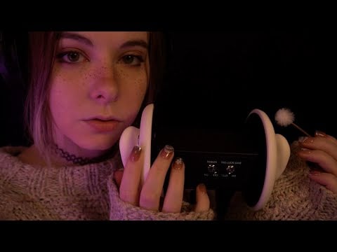 ASMR | 3 HOURS Sensitive Whispering, Deep Ear Cleaning & Soft Blowing - Rain Ambience