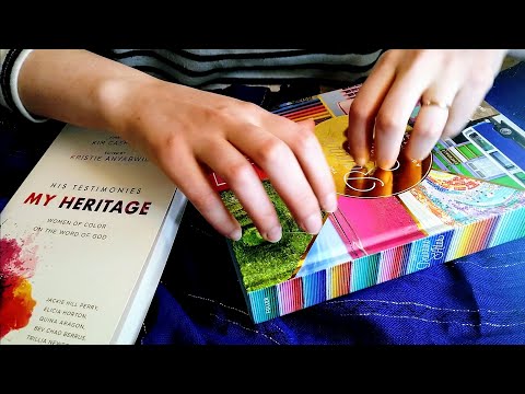 Book ASMR {Tapping, Scratching & Tracing} No Talking - Lo-Fi