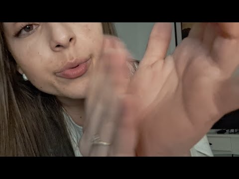 ASMR sons de mãos secos e sons de boca