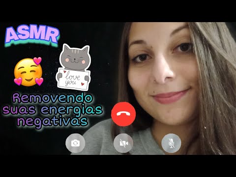 ASMR | REMOVENDO SUAS ENERGIAS NEGATIVAS 💛