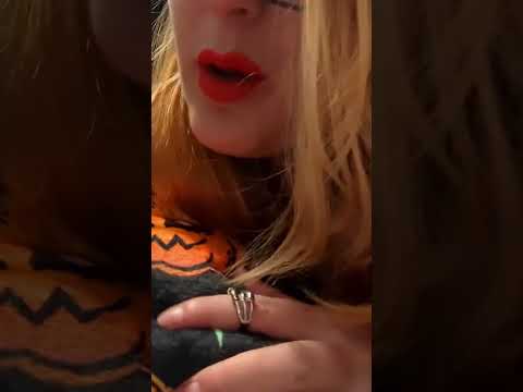 asmr creepy witchy massage with wet mouth sounds