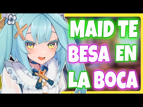 ASMR | El primer BES0 de tu linda MAlD ✨💗 ⁄ Español